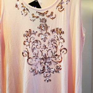 Brand new summer time sequin top.  Size 1X